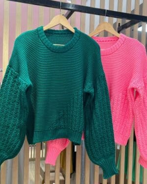 Blusa Tricot Nervuras - Imagem 3