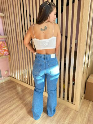 Calca Jeans Pamela Corações - Imagem 4