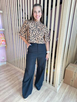 Calça Pantalona Linho - Imagem 4