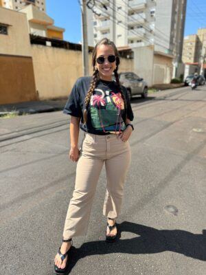 Calça Sarja Pantacourt