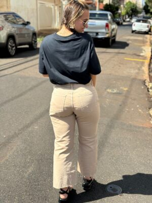 Calça Sarja Pantacourt - Imagem 4