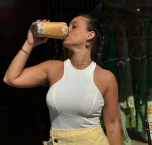 Blusa malha Decote Nadador