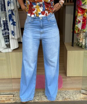 Calça jeans wide leg denim - Imagem 3