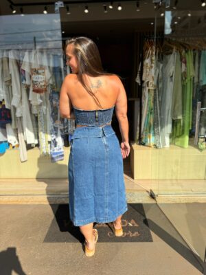 Corselet Jeans Denim - Imagem 3