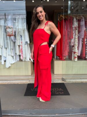 Calça Wide Leg Cintura Alta - Imagem 6