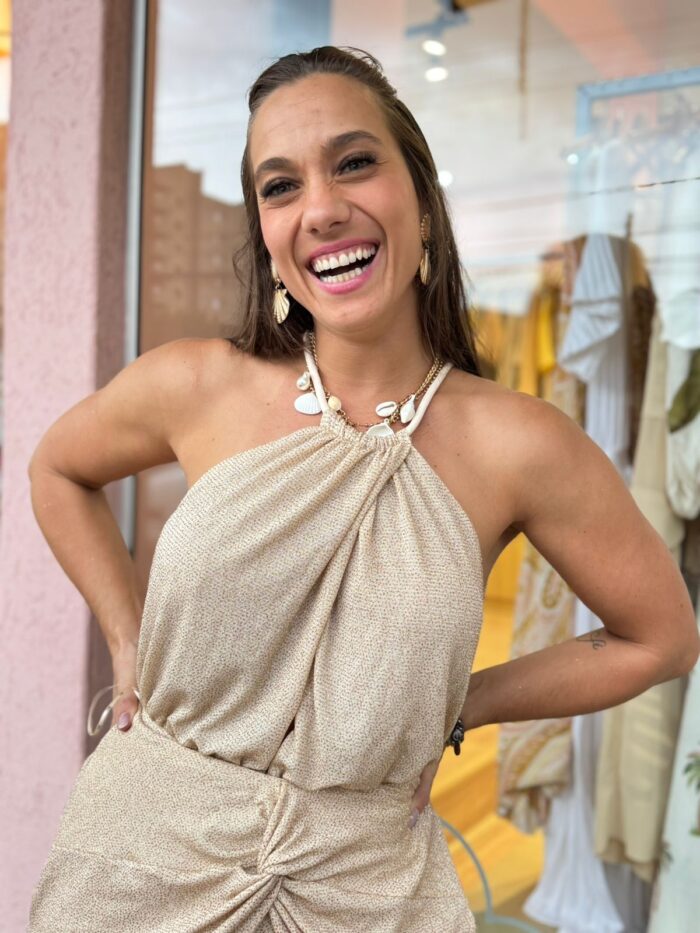 Body transpassado Brilho Dourado