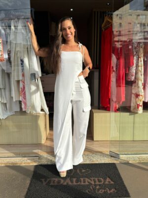 Calça Wide Leg Cintura Alta - Imagem 3