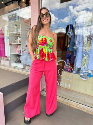 Calça Detalhe Pesponto