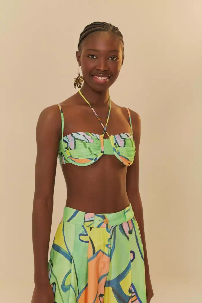 Top Franzido Banana Flora