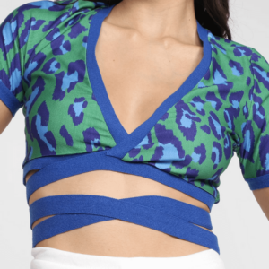 Blusa Amarração Coração De Oncinha