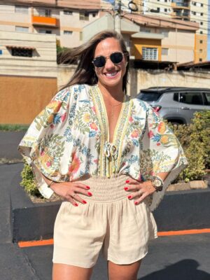 Short Evase Lastex Viscose