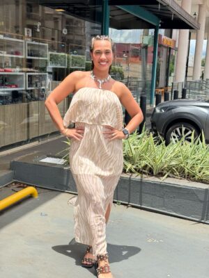 Vestido Sem Alça Com Elastico Cintura - Imagem 2