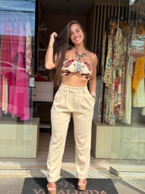 Calça Prega Alfaiatria