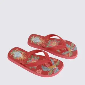 Chinelo Rasteiro Farm Amalfi Rosa