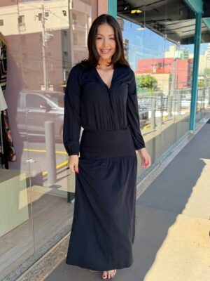 Vestidi Midi Decote Profundo - Imagem 3