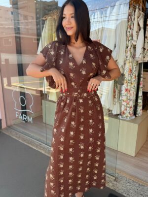 Vestido  Midi Bordado Azaleia