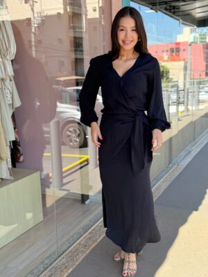 Vestido  Midi Pala Faixa - Imagem 3