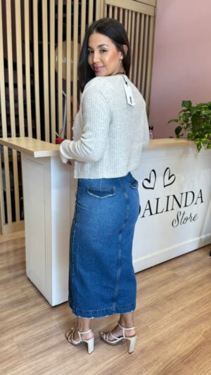 Blusa Cropped Tricot - Imagem 2