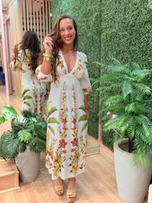 Vestido Cropped Bosque Chic