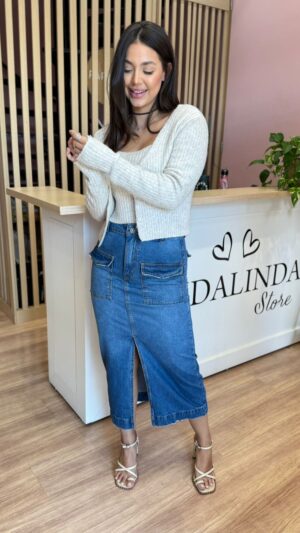 Blusa Cropped Tricot