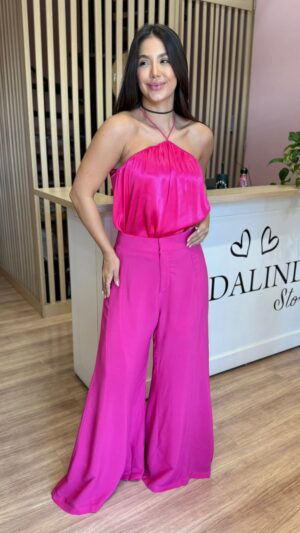 Calça Pantacourt Viscose