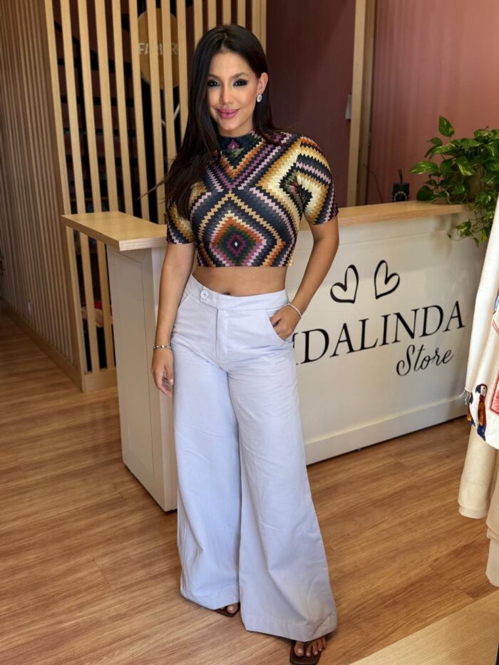 Blusa Cropped Pretti Farm