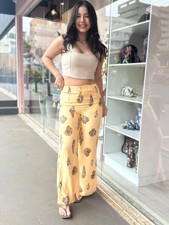 Calça Concha Pintada