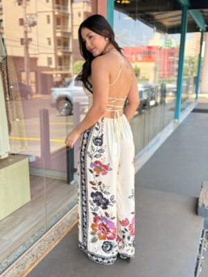 Macacao Flor  De Fita FARM - Imagem 4