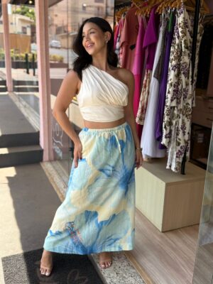 Saia Vestida de Flor FARM - Imagem 3