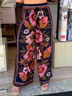 Calça Floral Cleo FARM - Imagem 3