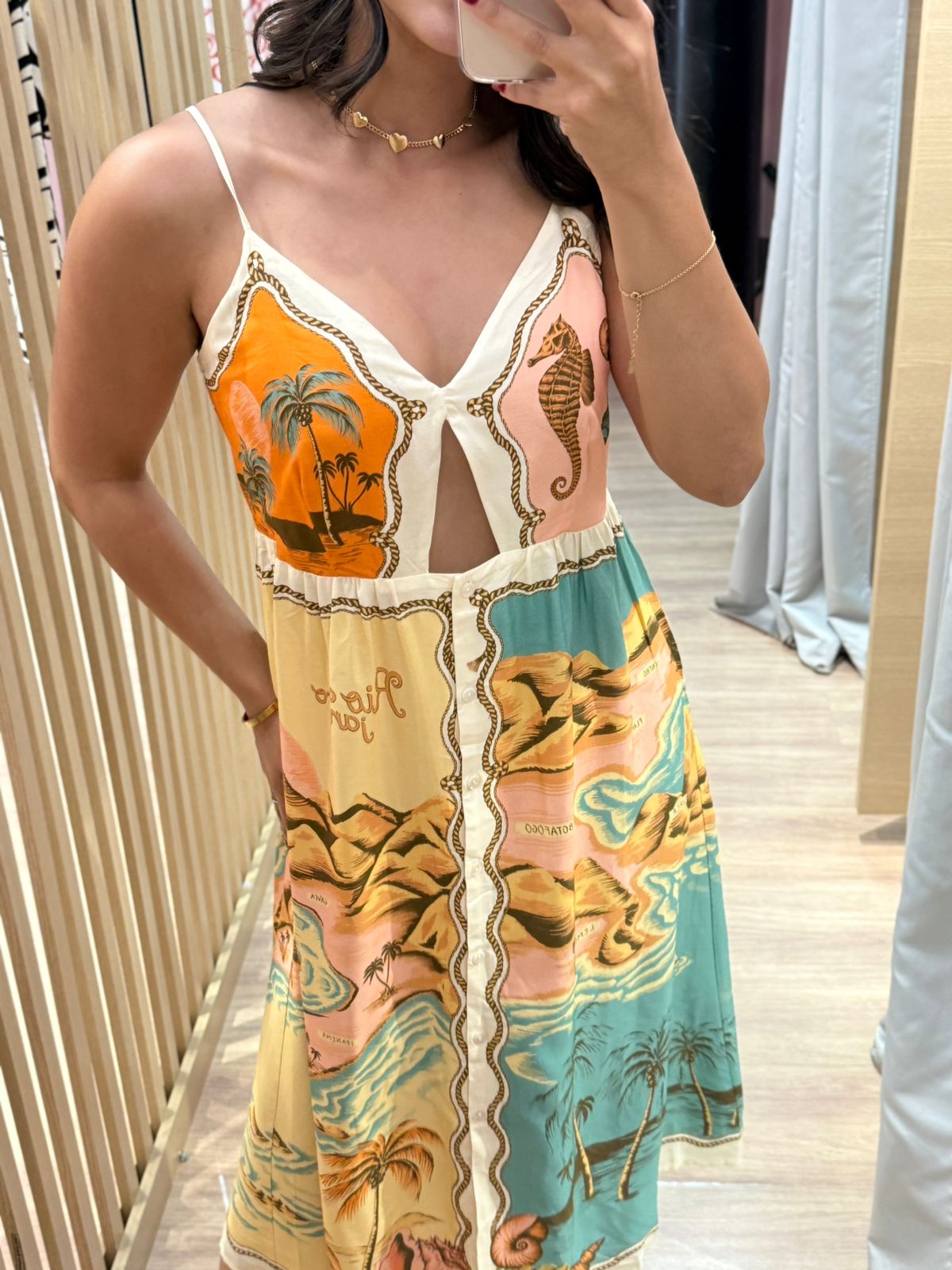 1fd5e6902a618052cc155d3ddbb34c5a.jpg Vestido Midi Souvenir Litoral FARM - Imagem 6