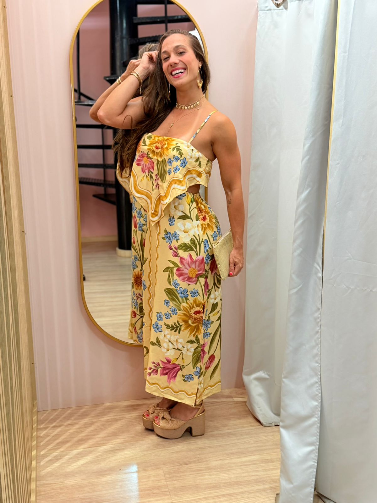 2e47432855f61d6b9b7013c3df59b5a5.jpg Vestido Midi Floral Mari FARM - Imagem 1
