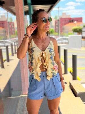 Blusa  Maira Lenco E FARM - Imagem 4