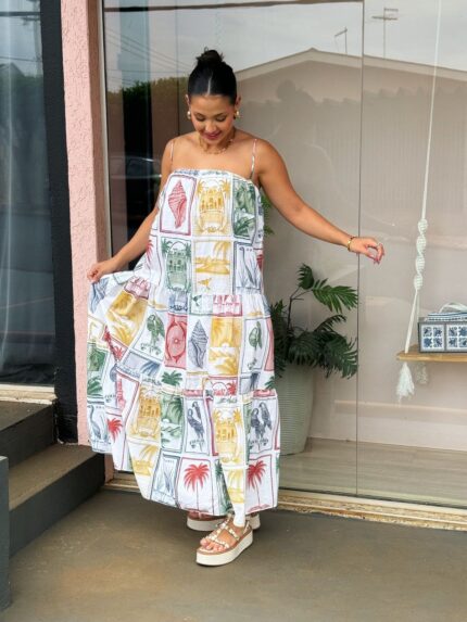 Vestido Brasil Vintage FARM