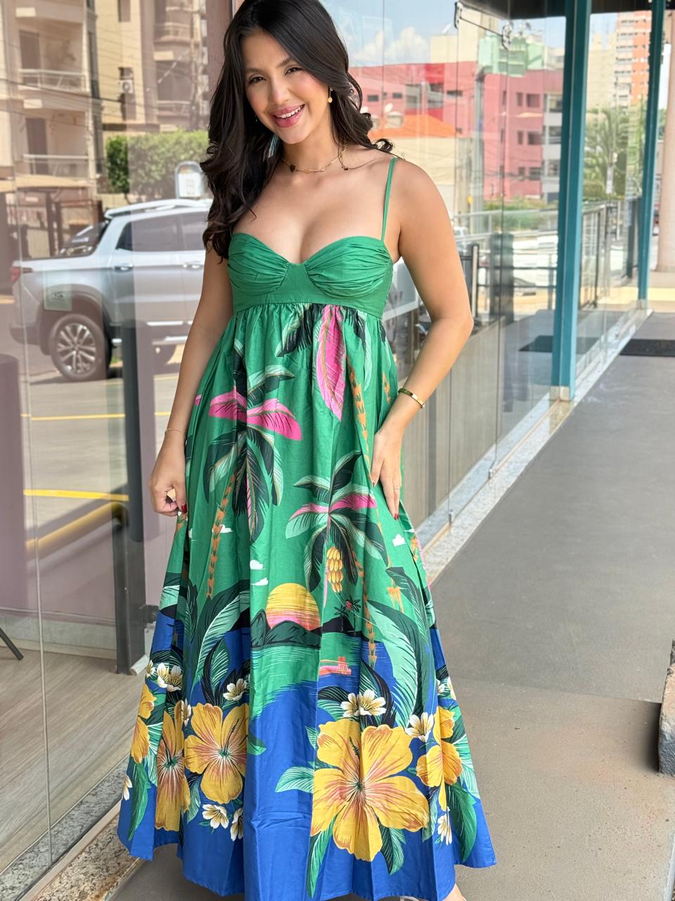 9ee79590a435e3c5a9f6828136722334.jpg Vestido Longo Oasis FARM - Imagem 1
