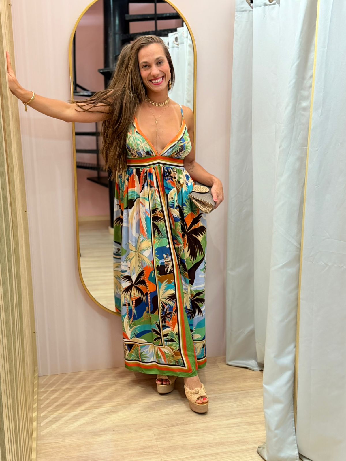 cb46f9d0a028dd9a6b72176e3fd9f32c.jpg Vestido  Lenço  Bem Querer FARM - Imagem 1
