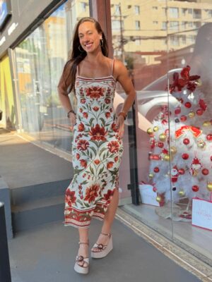 Vestido Midi Natalia FARM - Imagem 3